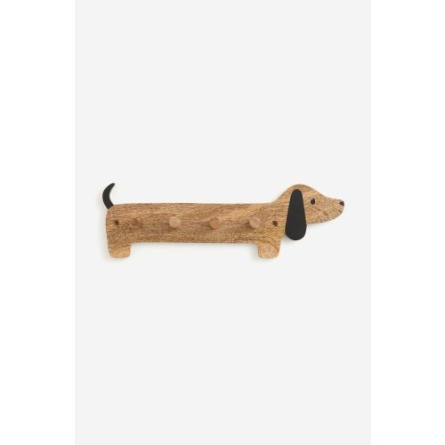 Wooden Wall-mounted Rack, Beige