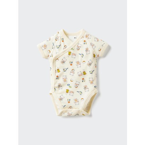 Baby The Picture Book Collection Short Sleeve Bodysuit | Open Front | Koguma-chan | UNIQLO US