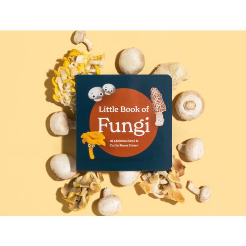 Little Book of Fungi Board Book Exploring Mushrooms Facts and Clever Rhymes Baby 0-12 Months Toddler Ages 1-4