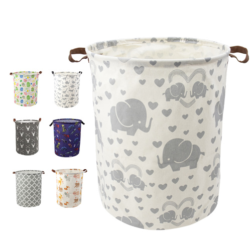 Auchen Large Collapsible Storage Basket, Laundry Baskets, Sorters & Hampers, Gray