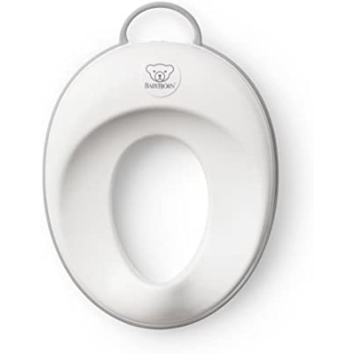 BABYBJORN Toilet Trainer, White/Gray, 1 Count (Pack of 1)