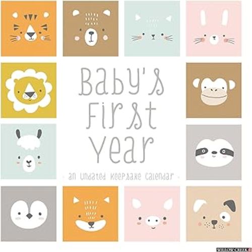 2025 Baby's First Year Undated Wall Calendar