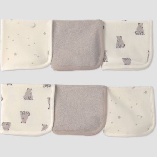 Carter's Just One You® Baby 6pk Washcloth - Brown Bear