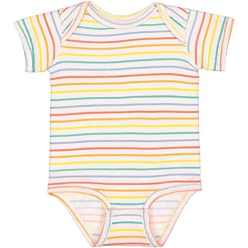 RABBIT SKINS, Baby Soft Fine Jersey Short Sleeve Bodysuit
