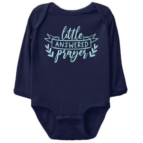 The Juniper Shop Little Answered Prayer Long Sleeve Bodysuit