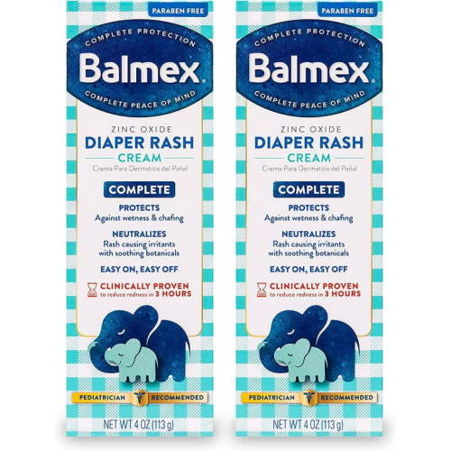 Balmex Diaper Rash Cream 4 Oz. 2 Pack