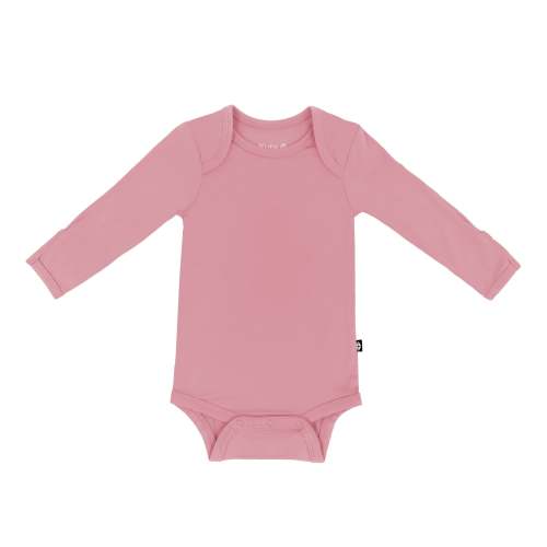 Long Sleeve Bodysuit in Apple Blossom | 0-3M