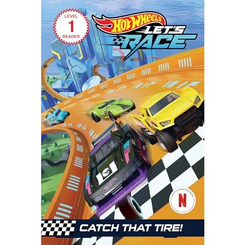 Hot Wheels Let's Race: Catch that Tire! (Mattel Reader, Level 1)