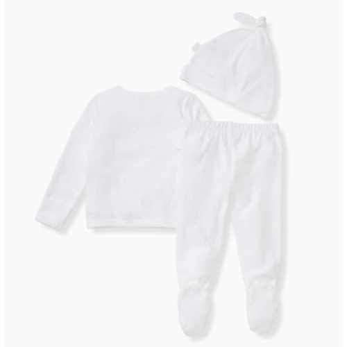 Organic Raised Terry Bee Take Me Home 3 Piece Set - Cloud – Burt's Bees Baby
