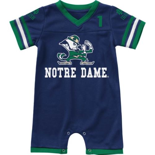 Fighting Irish Infant Colosseum Navy Notre Dame Fighting Irish Bumpo Football Romper