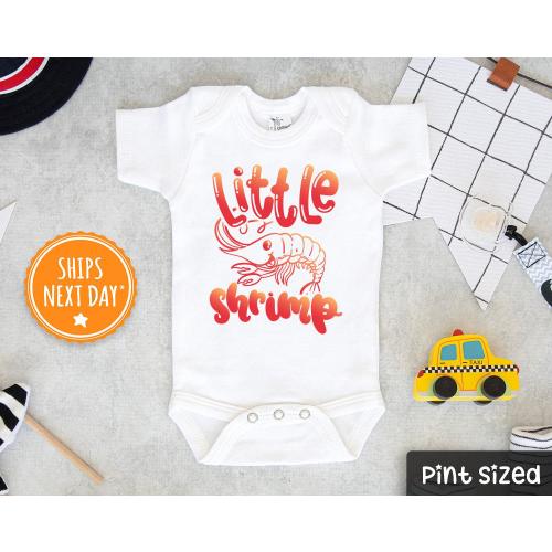 Little Shrimp Baby Onesie® - Cute Little Shrimp Onesie® - Seafood Baby Onesie®