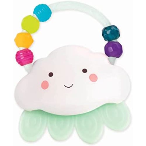 B. toys – Rain-Glow Squeeze – Light-Up Cloud Rattle for Babies 3 Months +