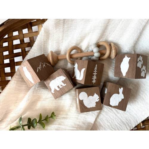 Personalize Block Set - Woodland