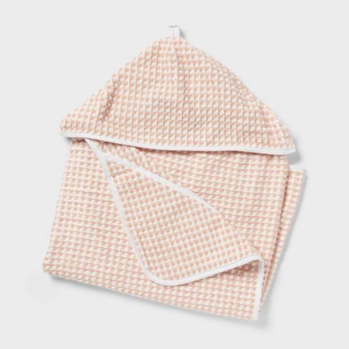 Kids' Oversized Hooded Bath Towel Pink - Pillowfort™