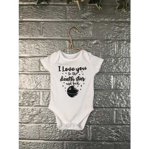 Star Wars inspired baby vest, new dad gift, baby shower gift, pregnancy announcement, The force, new baby gift, cute baby gift, +tiny baby
