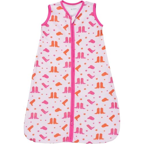 LollyBanks Baby Sleep Sack, 100% Cotton Wearable Blanket 2-Way Zipper Sleep Sacks