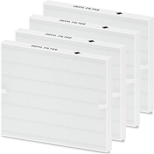 4-Pack Airmega AP-1512HH Filter Set Replacement for Coway AP-1512HH and 200M Air Purifiers, Only 4 True HEPA H13 Filters