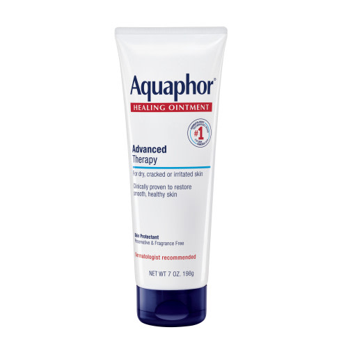 Aquaphor Fast Protection Healing Ointment for Dry Cracked Skin, Advanced Therapy Skin Protectant, 7 Oz Tube