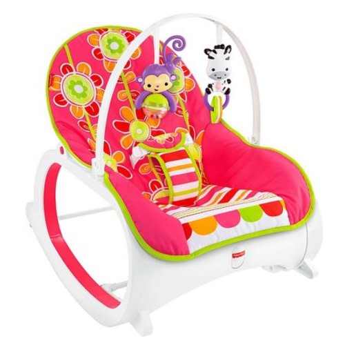 Fisher Price Infant-To-Toddler Rocker, Floral Confetti