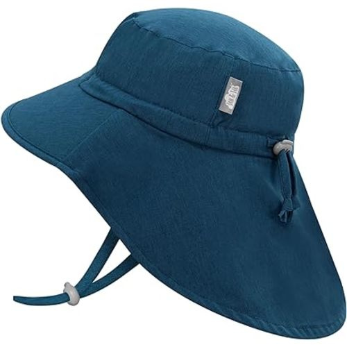 JAN & JUL Summer Adventure Wide Brim 50+ UPF Quick-Dry Sun-Hats for Kids