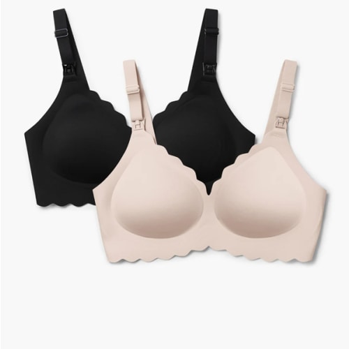 Jelly Strip - Seamless Floral Push up Nursing Bra -YN46