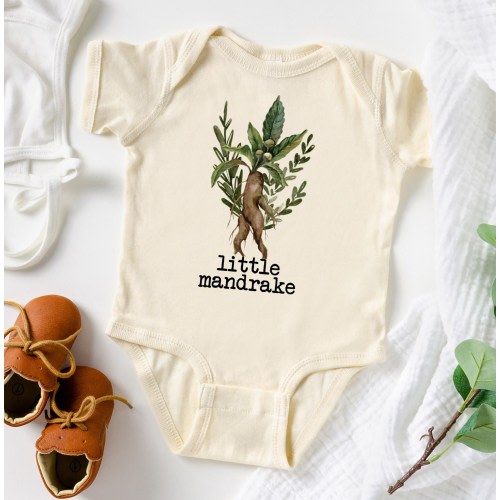 Little Mandrake Natural Organic Baby Bodysuit and Toddler T Shirt
