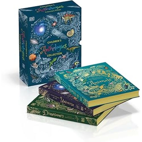 Children's Anthologies Collection: 3-Book Box Set for Kids Ages 6-8, Featuring 300+ Animal, Dinosaur, and Space Topics (DK Children's Anthologies)