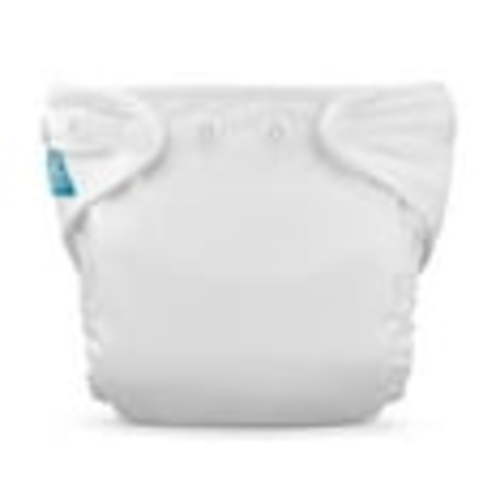 Charlie Banana Baby Washable Reusable Cloth Diapers Newborn, Multi-Color White - 1 Pack