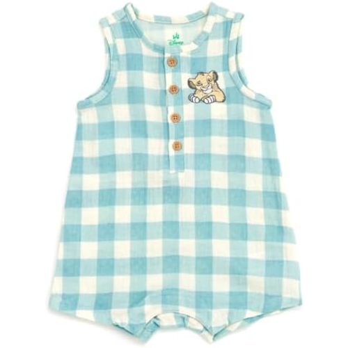 Disney Junior Baby Henley Romper Newborn to Infant Sizes (Newborn - 24 Months)
