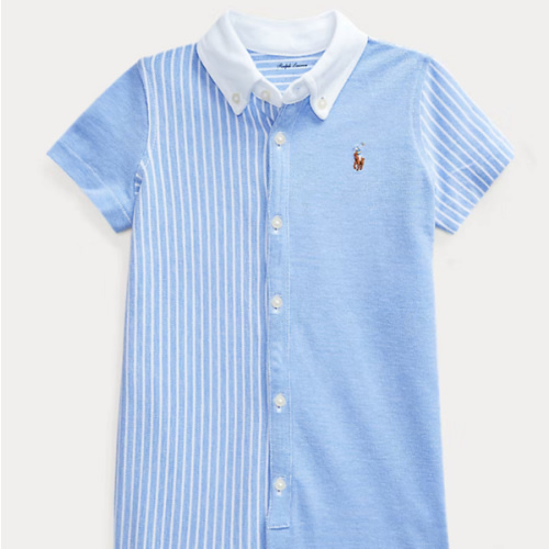 Knit Cotton Oxford Fun Shortall | Ralph Lauren