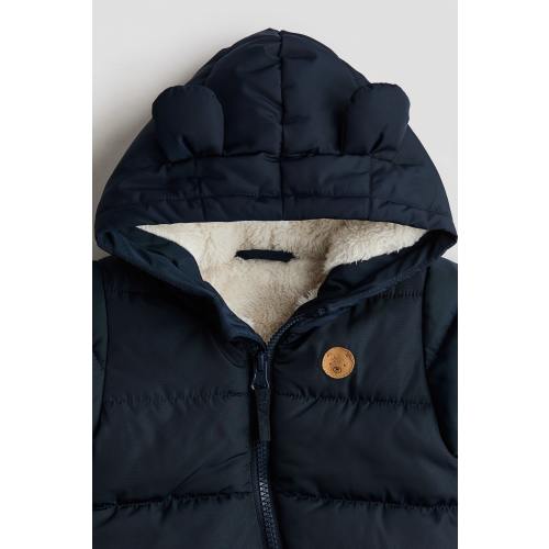 PILE-LINED SNOWSUIT