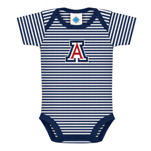 Arizona Wildcats Striped Bodysuit | College Baby