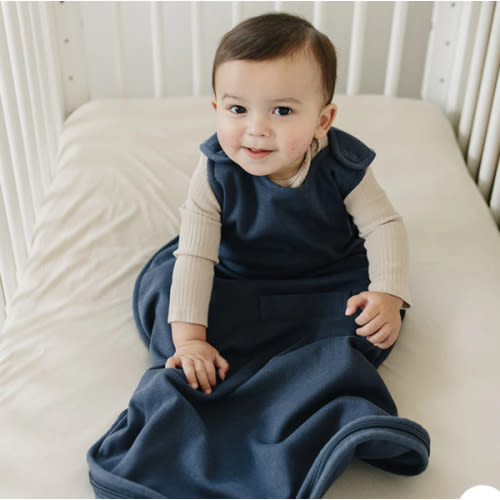 4 Season® Ultimate Baby Sleep Bag, Merino Wool & Organic Cotton, Indigo