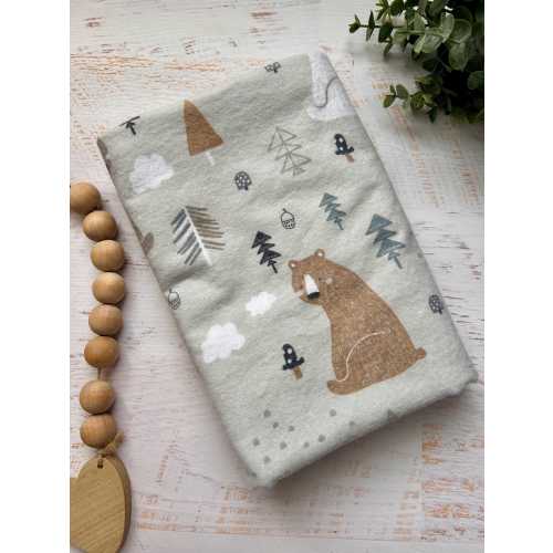 Baby Swaddle Receiving Blanket- sleepy bears