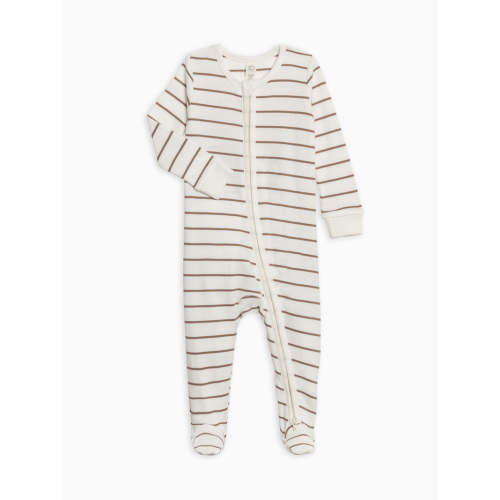 Kade Stripe / Taupe / 0-3M