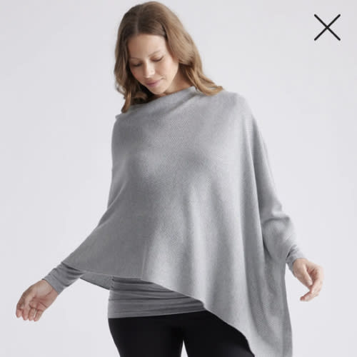 Lightweight Cotton Cashmere Nursing Shawl