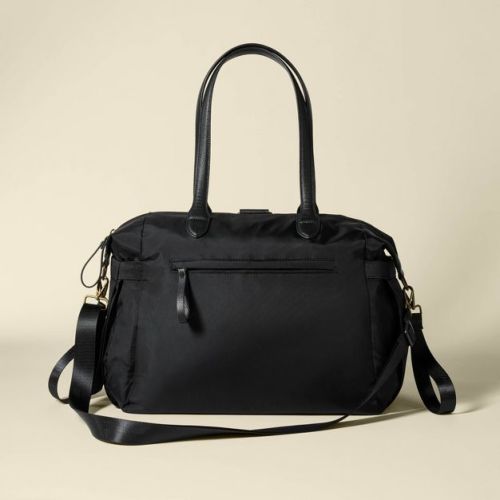 Soft Tote Solid Shoulder Backpack Diaper Bag - Black - Cloud Island™