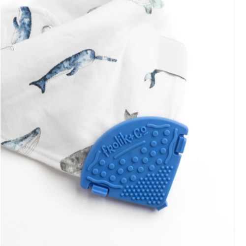 Denim Blue Toothi Infant Teether – Frolik+Co