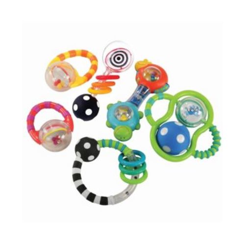 Baby Grasp & Explore Textured Rattle Set