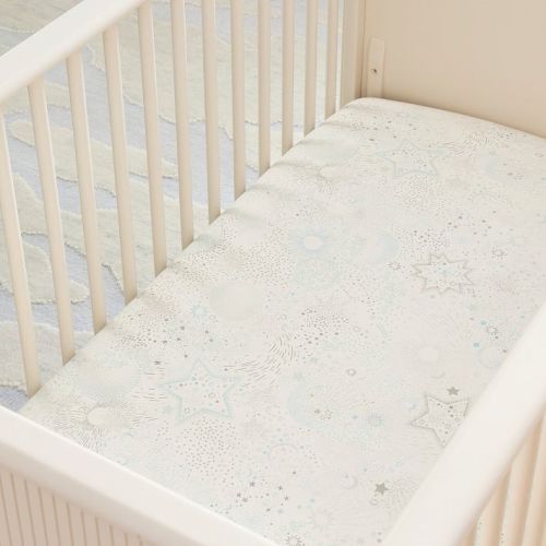 Stars & Moon Crib Fitted Sheet