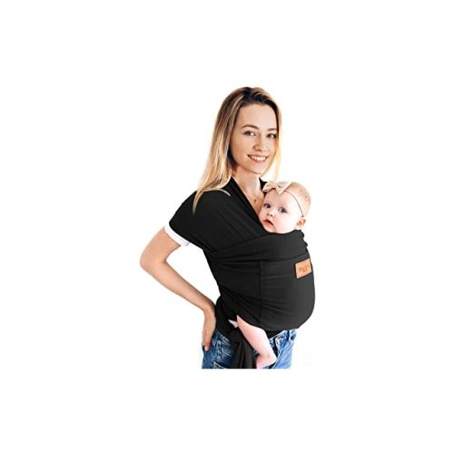 Amazon.com : Momcozy Baby Wrap Carrier Slings, Easy to Wear Infant Carrier Slings for Babies Girl and Boy, Adjustable Baby Carriers for Newborn up to 50 lbs, Black : Baby