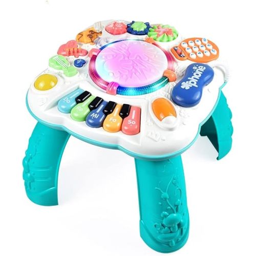 Baby Toy- Engaging Baby Activity Center for 6 12 18 Months Old- Safe, Sturdy, and Fun (11.8 x 11.8 x 12.2 inches)
