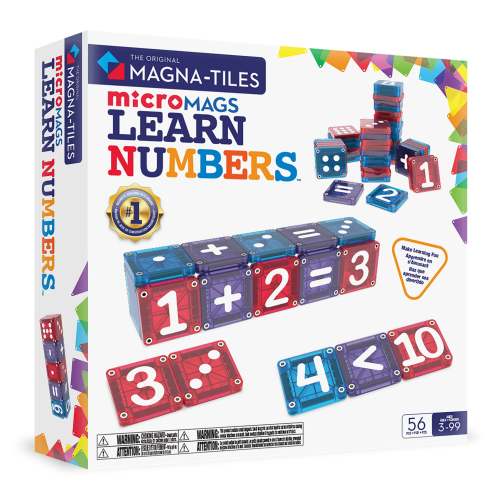 microMAGS Learn Numbers™ 56 Piece Set