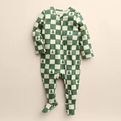 Baby Little Co. by Lauren Conrad Sleep & Play -Checkered Tree - NB