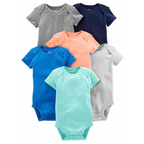 Simple Joys by Carter's Boys' 6-Pack Short-Sleeve Bodysuit