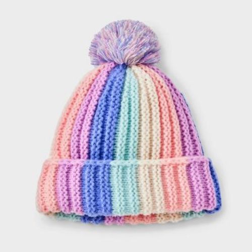 Baby Vertical Striped Beanies - Cat & Jack™ 12-24m