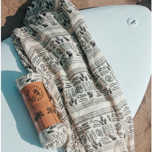 Pray For Waves Organic Bamboo Swaddle