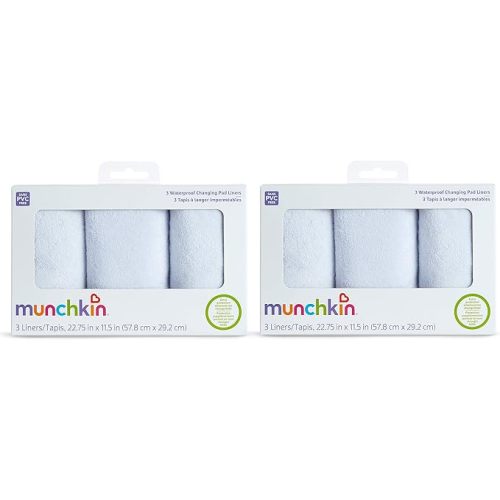 Munchkin® Waterproof Changing Pad Liners, 6 Count - 6 Pack