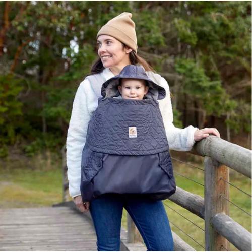 All Weather Baby Carrier Cover: Charcoal | Ergobaby