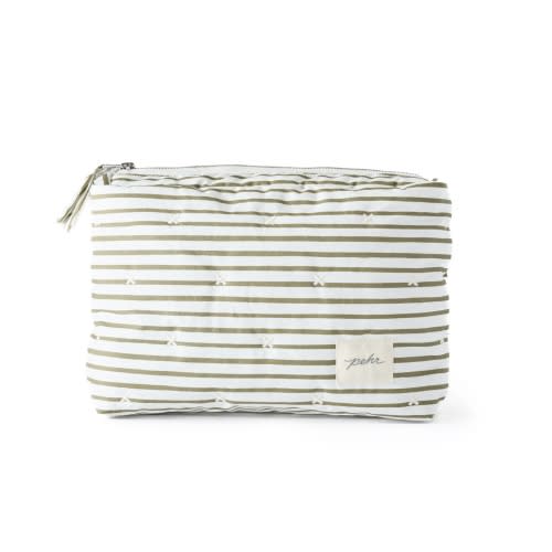 On The Go Pouch | Stripes Away Olive